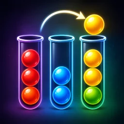 Classifique Cores: Ball Sort 图标